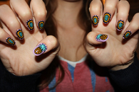 Pineapple Summer Nails