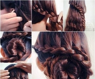 DIY Braided Bun Hairstyle