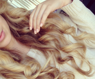 Blonde curls