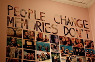 People change, memories dont