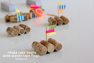 DIY Cork Boat Races