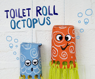 DIY Toilet Paper Octopus