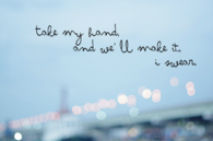 take my hand