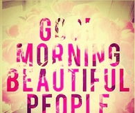 Good morning