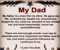 I love you dad