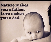 love makes you a dad