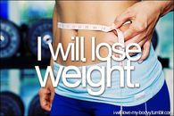 I will lose weight