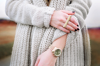 Spike finger ring and watch