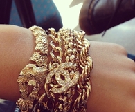 Gold bracelets