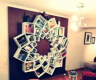 Creative geometric shelf design