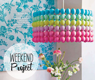 Ping pong ball pendant