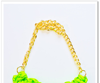 DIY Neon Paracord Knot Necklace