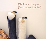 DIY Boot Shapers