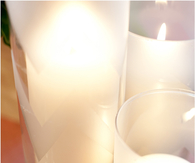 DIY Chevron Candles