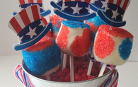 July 4th Patriotic Marshmallows 
