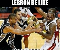 Lebron be like