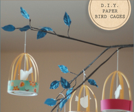 DIY Paper Bird Cages