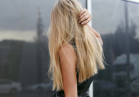 Blonde haircut