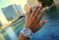 Perfect Pink nails
