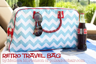 Retro travel bag