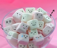 Smiley marshmallows