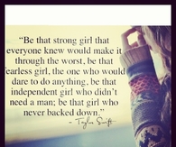 Be the kind of girl
