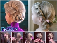 DIY Disney Elsa Frozen Coronation Hairstyle Tutorial