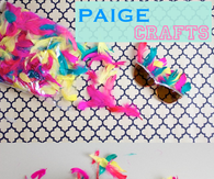 DIY Embellished glasses