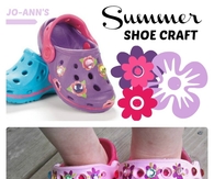 Summer shoe craft for kids