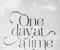 One day at a time