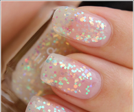 Glamour glitter nails