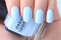 Baby blue nails