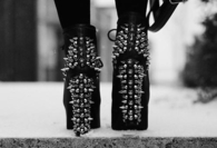 Spiked heels