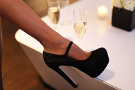 Black heels