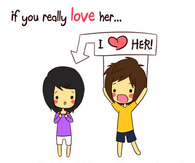 If you really love her