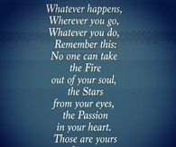 Whatever happens