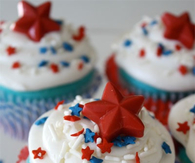 Patriotic cupcakes