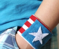 Patriotic fashion cuffs