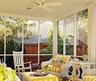 Yellow patio
