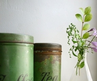 Coffee and tea cans