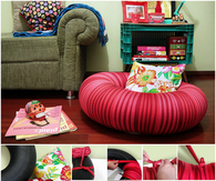 DIY Tire Tube Chair