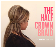 DIY Half Crown Braid