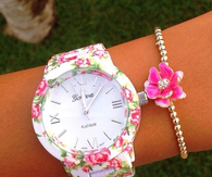 Floral watch