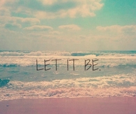 Let it be