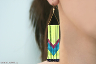 DIY Chevron Earrings
