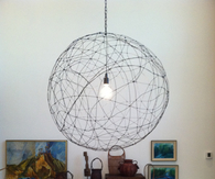 DIY Orb Chandelier