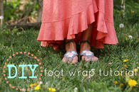 DIY Foot Wrap Tutorial