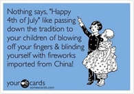 Nothing says happy 4th of july like fireworks