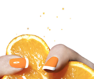 Orange nails