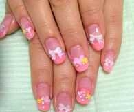 Cute bow nails